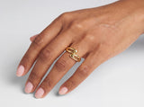 Gold Linked Chain Ring