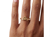 Tiara Ring in Gold