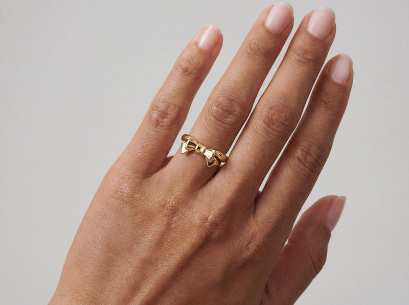 Knot Band Gold Ring