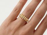 Solid Gold Dome Ring