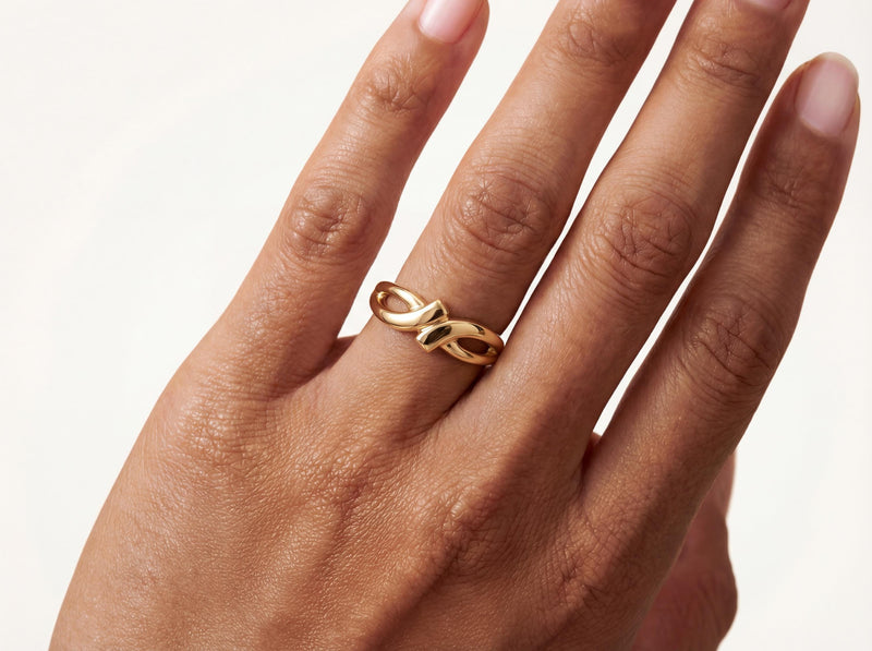 Gold Infinity Ring