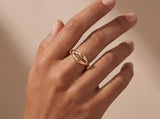 Solid Gold Twist Ring