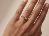 Solid Gold Heart Ring