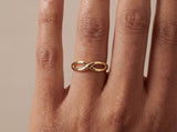 Gold Infinity Ring