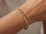 Gold Rope Chain Bracelet – 5.0mm