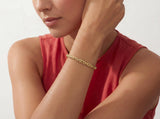 Solid Gold Byzantine Bracelet