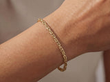 Solid Gold Byzantine Bracelet