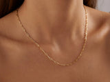 Gold Petite Paperclip Chain