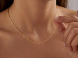 Gold Petite Paperclip Chain
