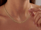 Gold Rope Chain Necklace