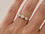 Gold Trio Lab-Grown Diamond Ring