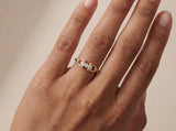 Gold Chain Diamond Ring