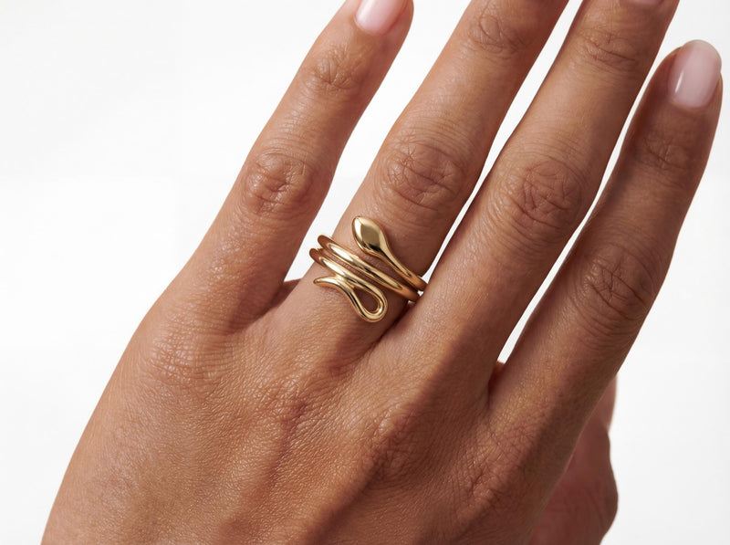 Gold Snake Ring