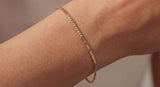 Solid Gold Box Bracelet