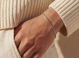 Solid Gold Box Bracelet