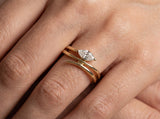 Marquise Diamond Wrap Ring in Gold