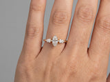 Three Stone Marquise Diamond Ring in Gold