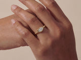 Marquise Lab Grown Diamond Ring in Gold