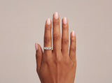 Marquise Lab Grown Diamond Leaf Ring in Gold