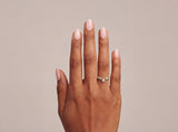 Five Stone Bezel Diamond Ring in Gold