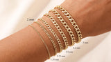 Gold Cuban Link Bracelet