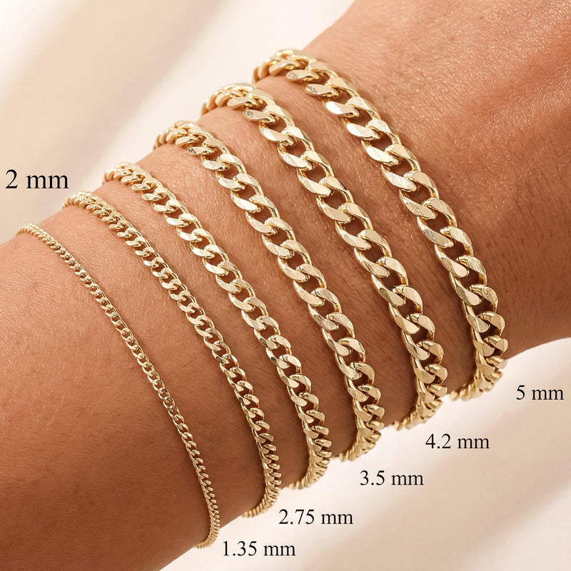Gold Cuban Link Bracelet