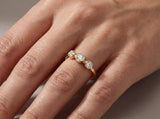Gold Trio Lab-Grown Diamond Ring
