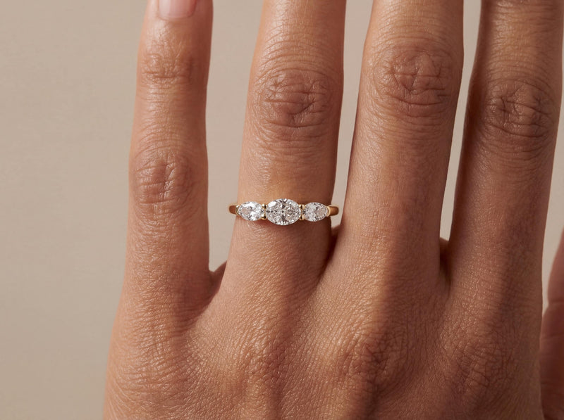 Oval Lab Grown Diamond Ring