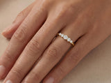 Five-Stone Diamond Gold Ring