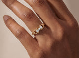 Gold Chain Diamond Ring