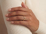 Gold Chevron Ring