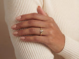 Rippled Gold Ring