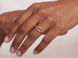 Solid Gold Twist Ring