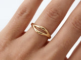 Solid Gold Twist Ring