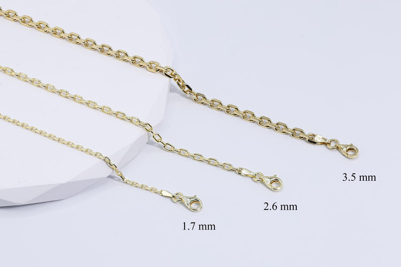 Gold Cable Forzentina Chain Necklace
