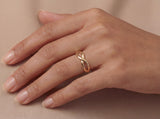 Gold Infinity Ring
