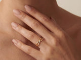 Gold Infinity Ring