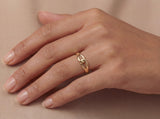 Gold Linked Ring