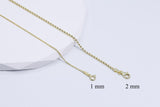 Gold Ball Chain Necklace