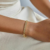 Gold Pavé Diamond Bracelet