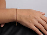 Solid Gold Box Bracelet