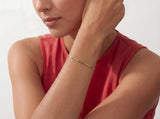 Solid Gold Box Bracelet