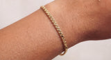 Gold Mirror Rope Bracelet