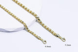 Gold Mirror Rope Bracelet