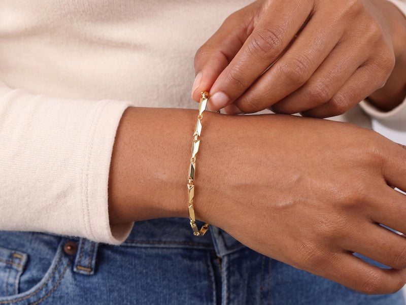 Dainty Gold Link Bracelet
