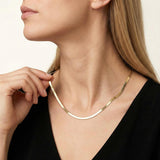 Gold Herringbone Chain