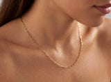Gold Petite Paperclip Chain