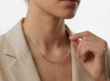 Gold Round Snake Unisex Chain