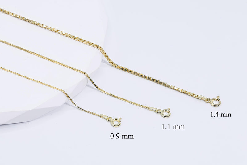 Solid Gold Box Bracelet