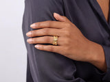 Gold Wide Statement Ring